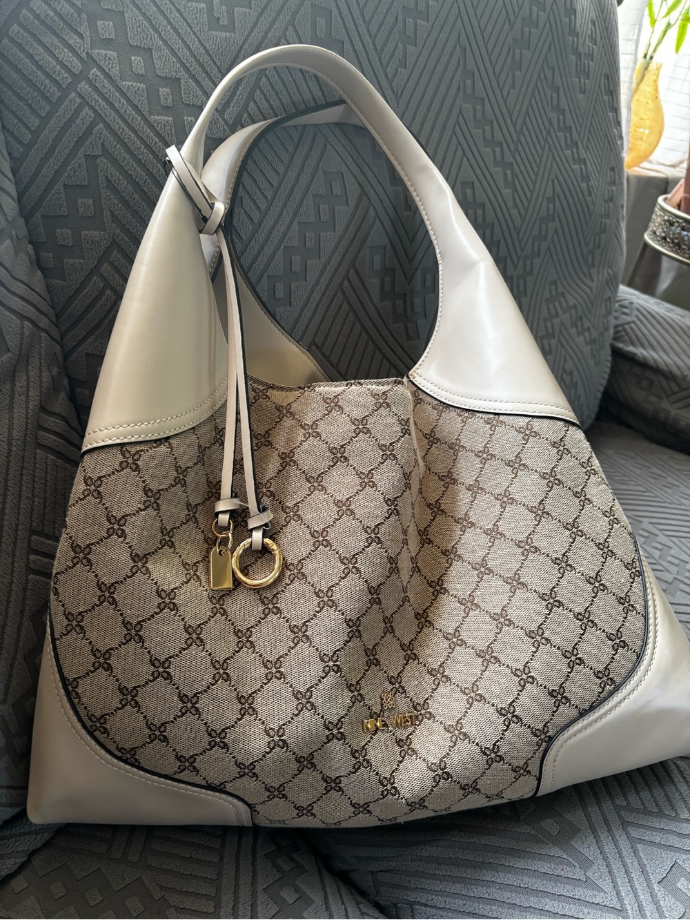Nine West Beige shoulder large bag